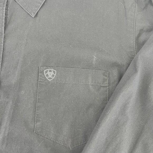 Ariat Classic Fit Size XL Black Button Down Shirt Long Sleeve - Picture 2 of 11